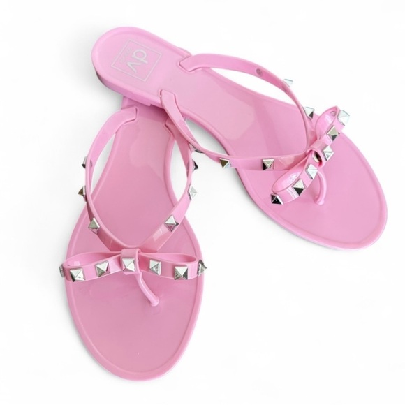 NWT Dolce Vita Pink Studded Sandals - Picture 6 of 9